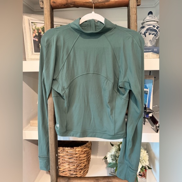 Lululemon It’s Rulu Cropped *teal/green - Picture 3 of 3